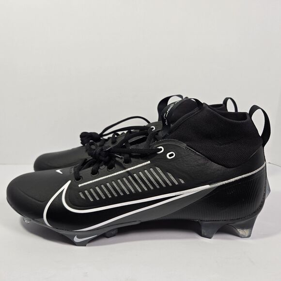 Nike Vapor Edge Pro 360 2 Black White Football Cleats Size 14 Men\'s DA5456-010